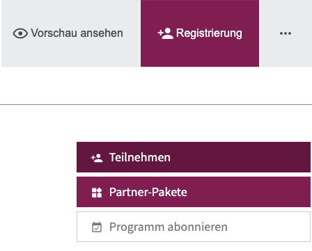 Screenshot Registrierung