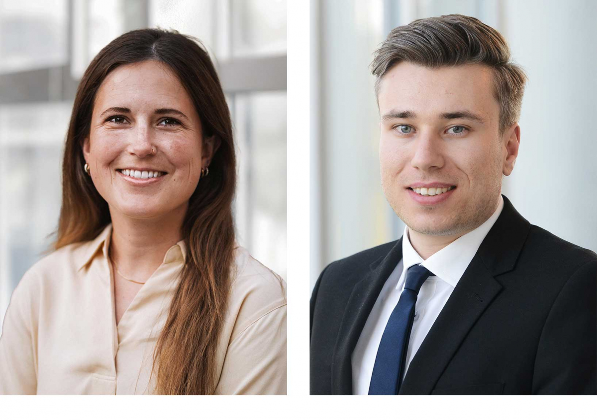 Lotte Frankerl (Redakteurin, Wegweiser Media & Conferences GmbH) und Manuel Schmid (Senior Berater, Orphoz GmbH)